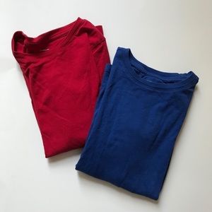Primary slim long sleeve tee bundle
